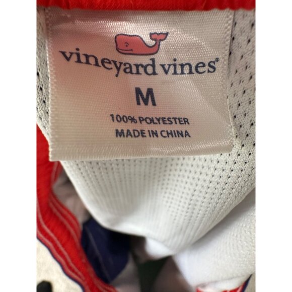 Vineyard Vines Swim Trunks Mens Medium Colorblock Shorts w/ Elastic Waist Lined - Picture 10 of 14